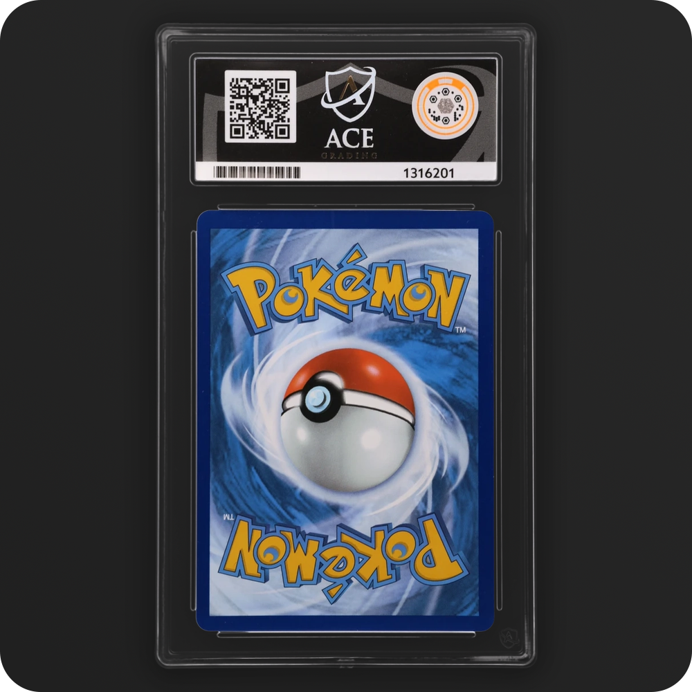 Genesect ex 169/086 Black Bolt Ace Grading 10 — back of the graded slab