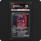 Genesect ex 169/086 Black Bolt Ace Grading 10 — front of the graded slab