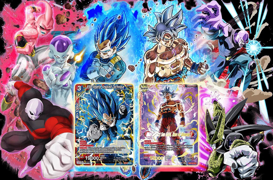 Dragon Ball Super Card Game leader and battle cards