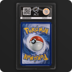 Hitmontop 240/217 Ascended Heroes Ace Grading 10, back of the graded slab