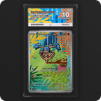 Hitmontop 240/217 Ascended Heroes Ace Grading 10, front of the graded slab