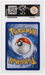 Houndstone 145/132 Mega Evolution Ace Grading 10 — close-up back view of the certified slab
