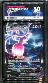 Pokemon - Crown Zenith - Hatterene VMAX - GG47/GG70 - Ace Grading - Grade 10 Mint