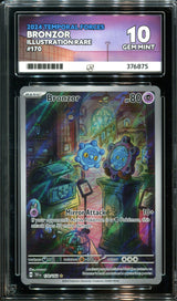 Pokemon - Temporal Forces - Bronzor - 170/162 - Ace Grading - Grade 10 Mint