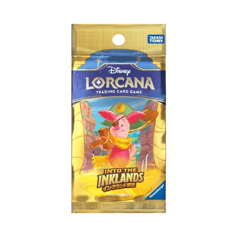Disney Lorcana Into the Inklands Japanese booster box, Piglet pack