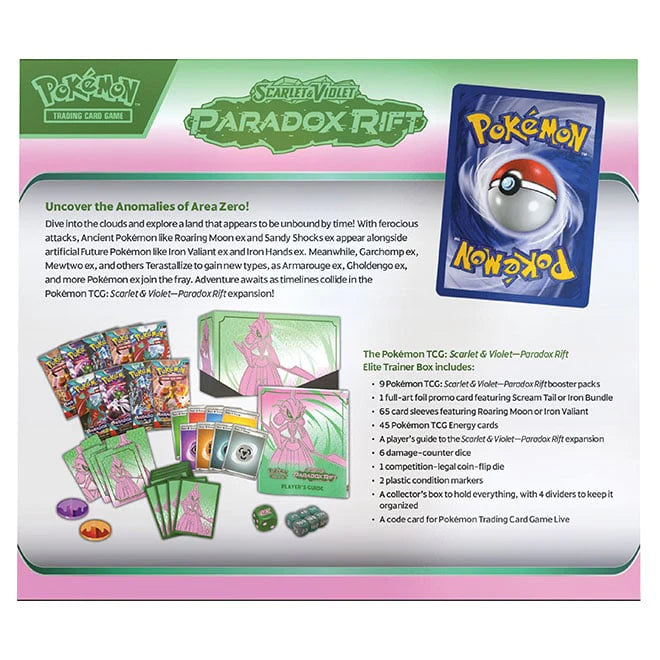 Damaged - Pokemon TCG: Paradox Rift - Elite Trainer Box - Iron Valiant