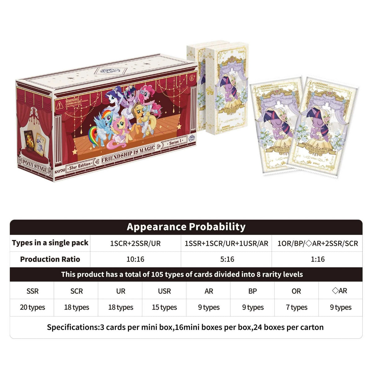 My Little Pony Friendship Eternal Cards: Star Edition Display Box (16 Packs)