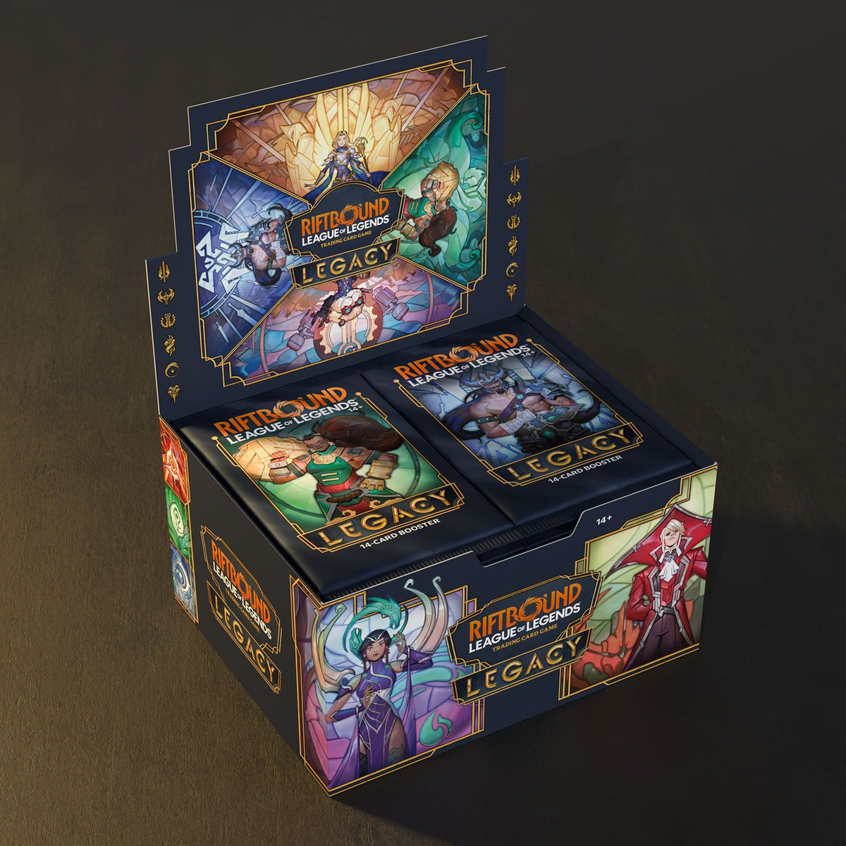 Riftbound Legacy booster display