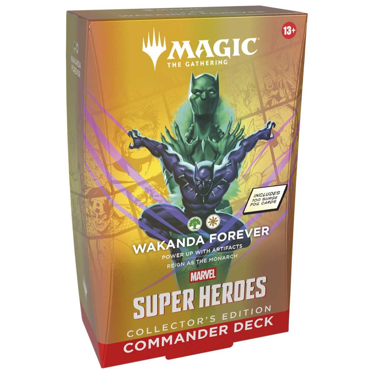 Magic The Gathering: Marvel Super Heroes - Collector Commander Deck - Wakanda Forever