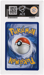Mega Charizard X ex 125/094 Phantasmal Flames Ace Grading 9 — close-up back view of the certified slab