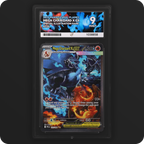 Mega Charizard X ex 125/094 Phantasmal Flames Ace Grading 9 — front of the graded slab