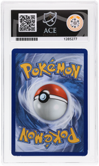 Mega Emboar ex 035 Black Star Promo Ace Grading 10 — close-up back view of the certified slab