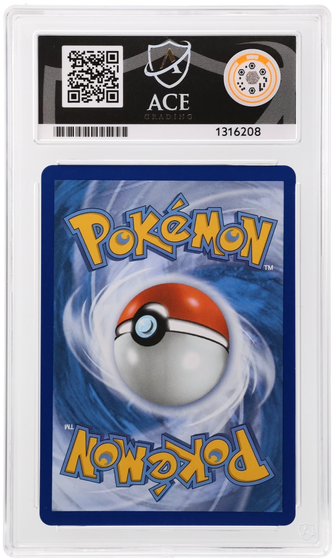 Mega Gardevoir ex 032 Black Star Promo Ace Grading 10 — close-up back view of the certified slab