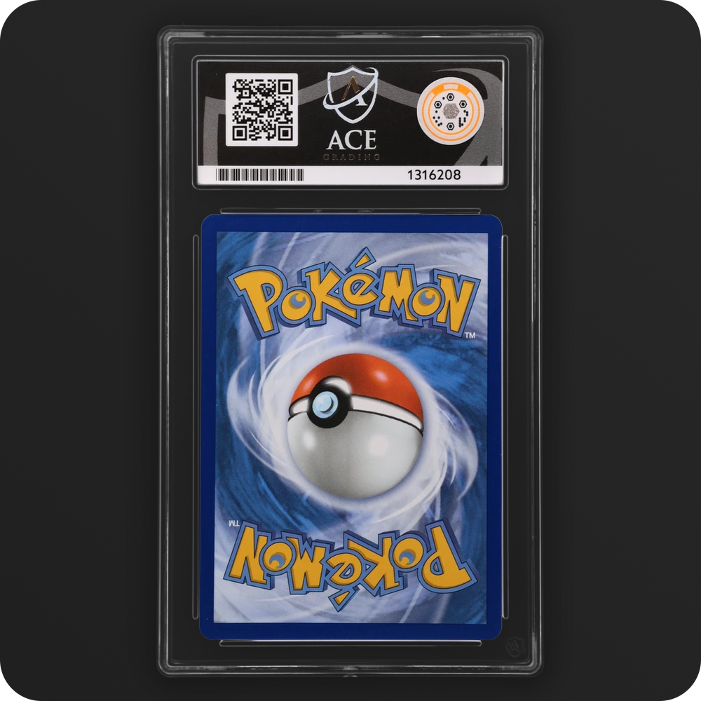 Mega Gardevoir ex 032 Black Star Promo Ace Grading 10 — back of the graded slab