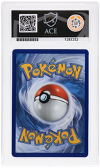 Mega Gengar ex 269/217 Ascended Heroes Ace Grading 10, close-up back view of the certified slab