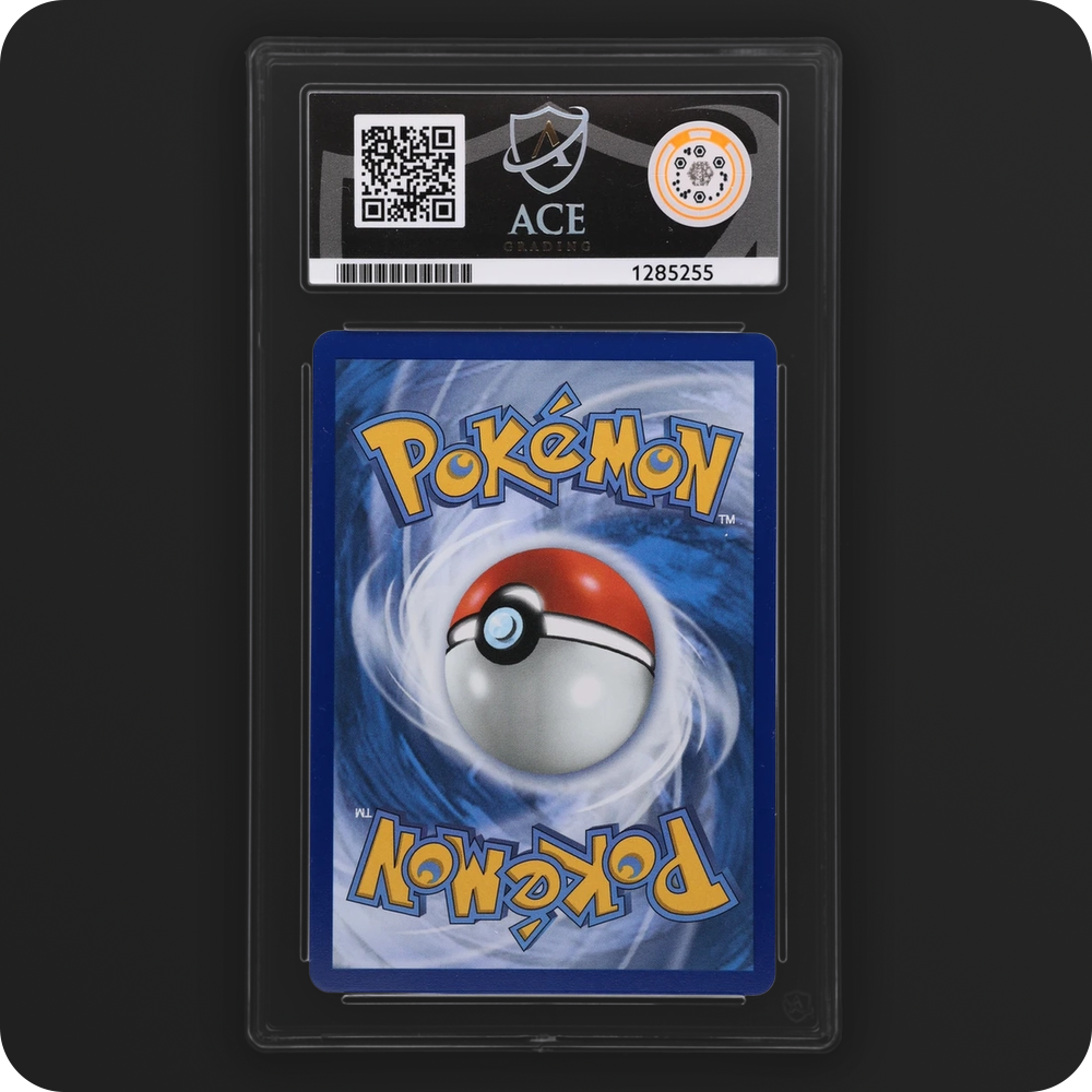 Mega Gengar ex 269/217 Ascended Heroes Ace Grading 10, back of the graded slab