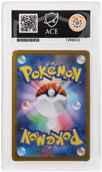 Mega Gengar ex 003/021 MEGA Starter Set Ace Grading 10, close-up back view of the certified slab