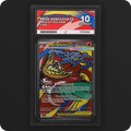Mega Hawlucha ex 268/217 Ascended Heroes Ace Grading 10, front of the graded slab