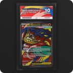 Mega Hawlucha ex 268/217 Ascended Heroes Ace Grading 10, front of the graded slab
