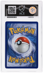 Mega Lucario ex 033 Black Star Promo Ace Grading 10 — close-up back view of the certified slab