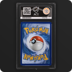 Mega Lucario ex 033 Black Star Promo Ace Grading 10 — back of the graded slab