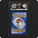 Mega Lucario ex 033 Black Star Promo Ace Grading 9 — back of the graded slab