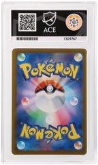 Mega Lucario ex 228/193 MEGA Dream ex Ace Grading 10, close-up back view of the certified slab