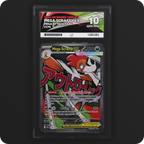 Mega Scrafty ex 270/217 Ascended Heroes Ace Grading 10, front of the graded slab