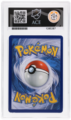 Mega Scrafty ex 270/217 Ascended Heroes Ace Grading 10, close-up back view of the certified slab