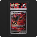 Mightyena 243/217 Ascended Heroes Ace Grading 10, front of the graded slab