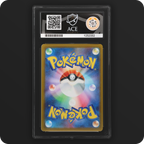 Mimikyu 156/SV-P Promo Ace Grading 8, back of the graded slab
