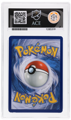 Misdreavus 233/217 Ascended Heroes Ace Grading 10, close-up back view of the certified slab