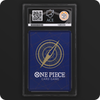Monkey.D.Luffy OP05-119 Awakening of the New Era Ace Grading 10, back of the graded slab