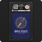 Monkey.D.Luffy OP10-118 Royal Blood Ace Grading 10 — back of the graded slab