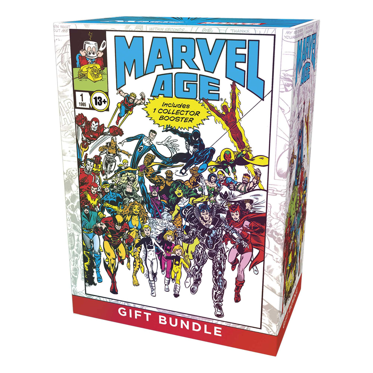 Magic The Gathering Marvel Super Heroes Gift Bundle, box, other side