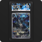 N's Zekrom 031 Black Star Promo Ace Grading 10, front of the graded slab