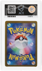 N's Zorua 108/100 Battle Partners Ace Grading 10 — close-up back view of the certified slab