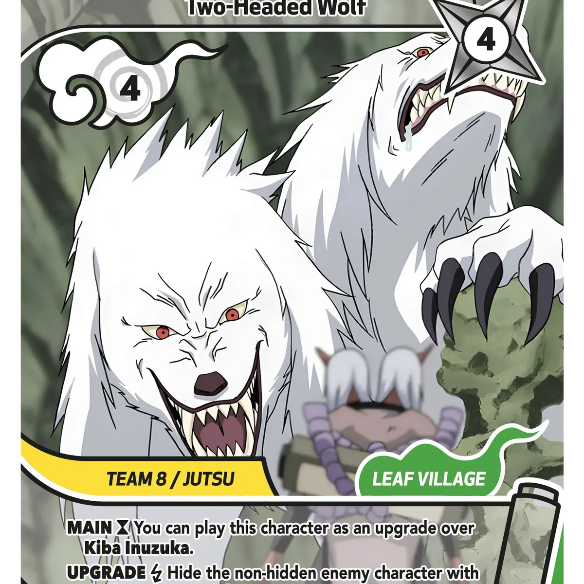 Akamaru - Two-Headed Wolf 029/130 Full Art - Naruto Mythos Set 01 ...