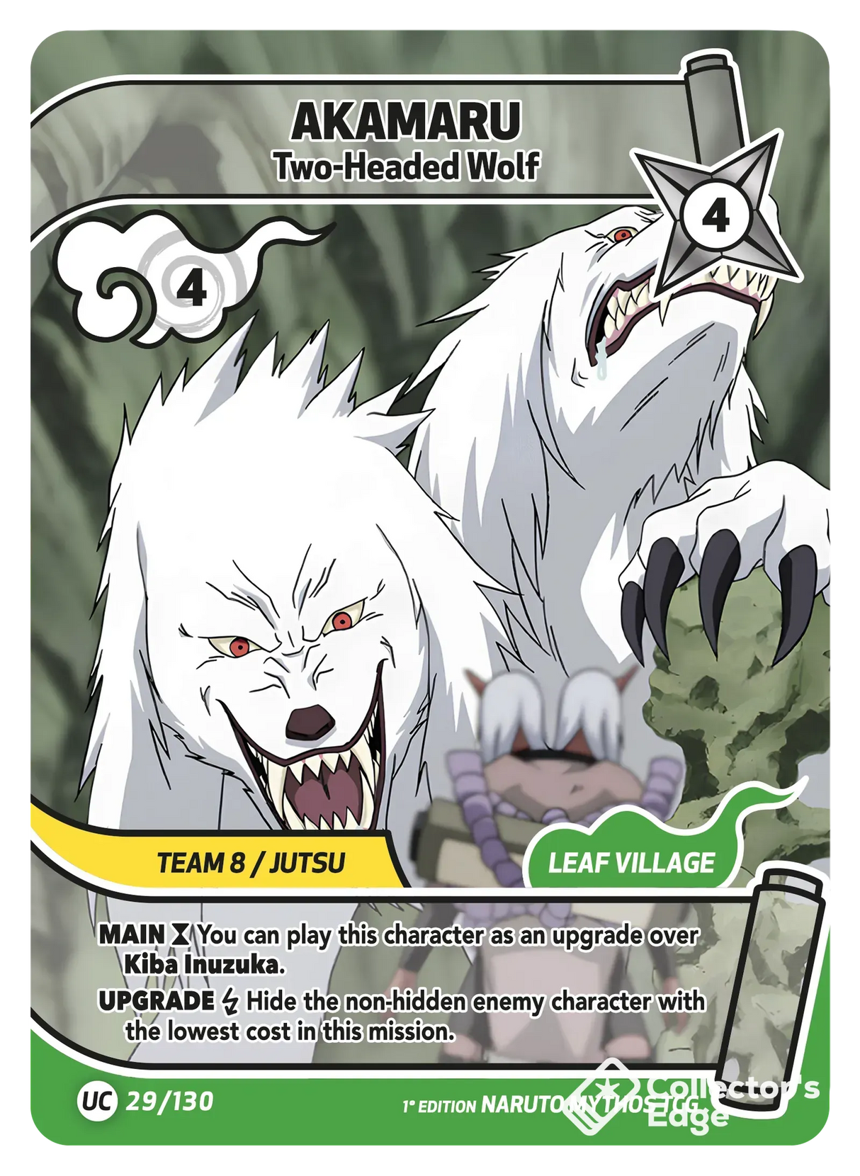 Naruto Mythos - Set 01 - Akamaru - Two-Headed Wolf - 029/130 - Full Art