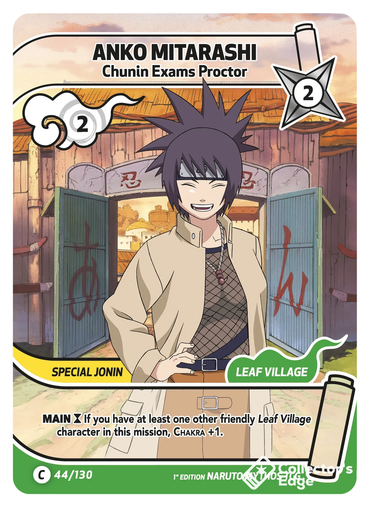 Naruto Mythos - Set 01 - Anko Mitarashi - Genin Exams Proctor - 044/130 - Full Art