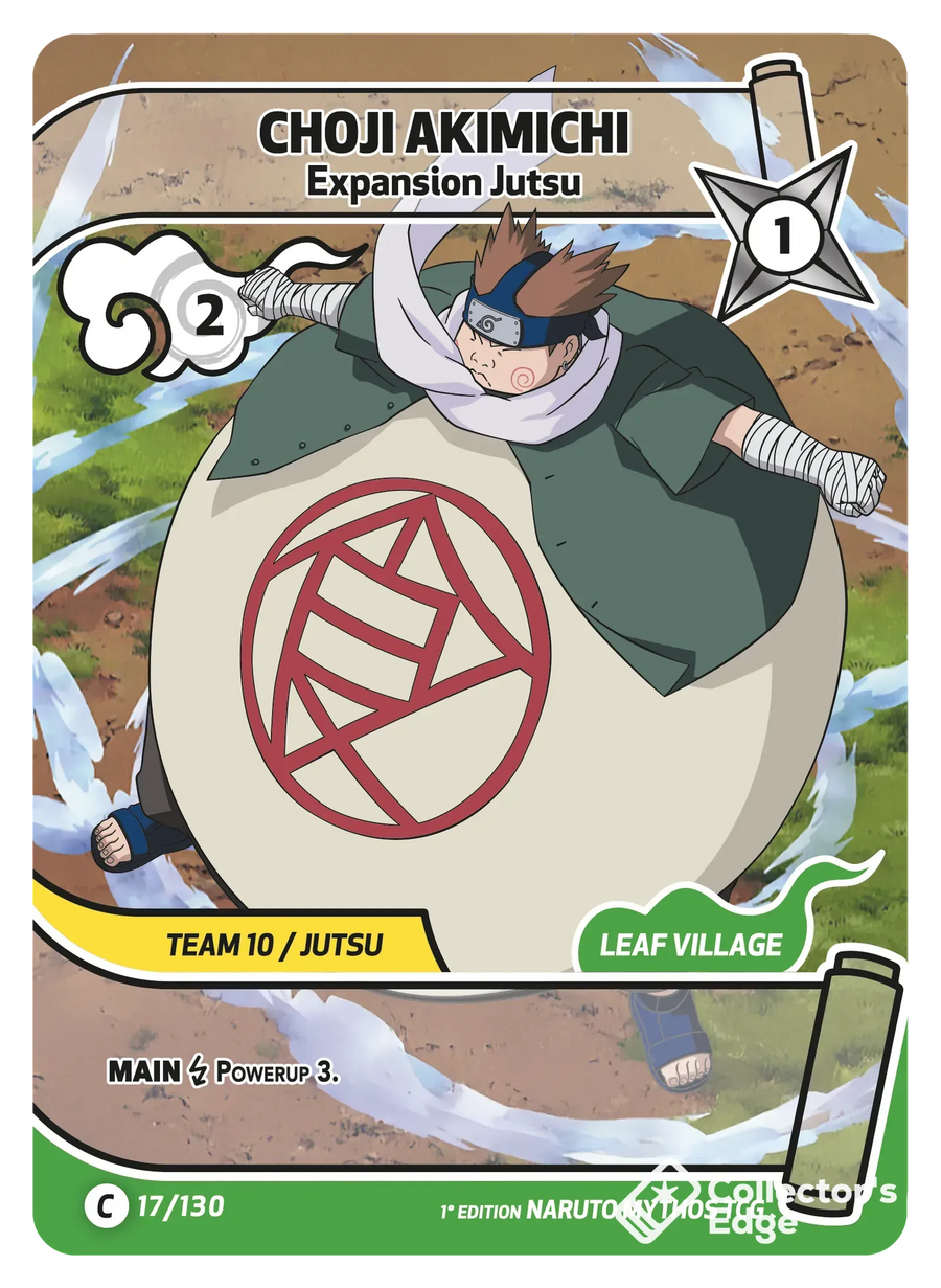 Choji Akimichi - Expansion Jutsu 017/130 Full Art Naruto Mythos ...
