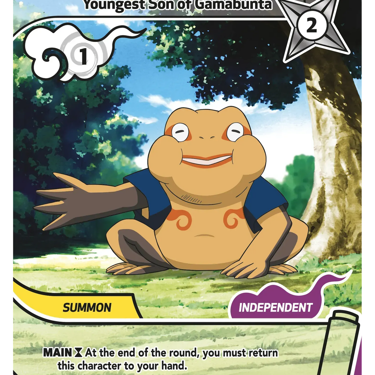 Gamatatsu - Youngest Son of Gamabunta 097/130 Full Art Naruto Mythos ...