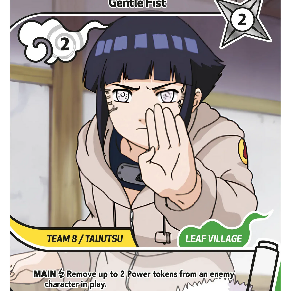 Hinata Hyuga - Gentle Fist 030/130 Full Art - Naruto Mythos Set 01 ...