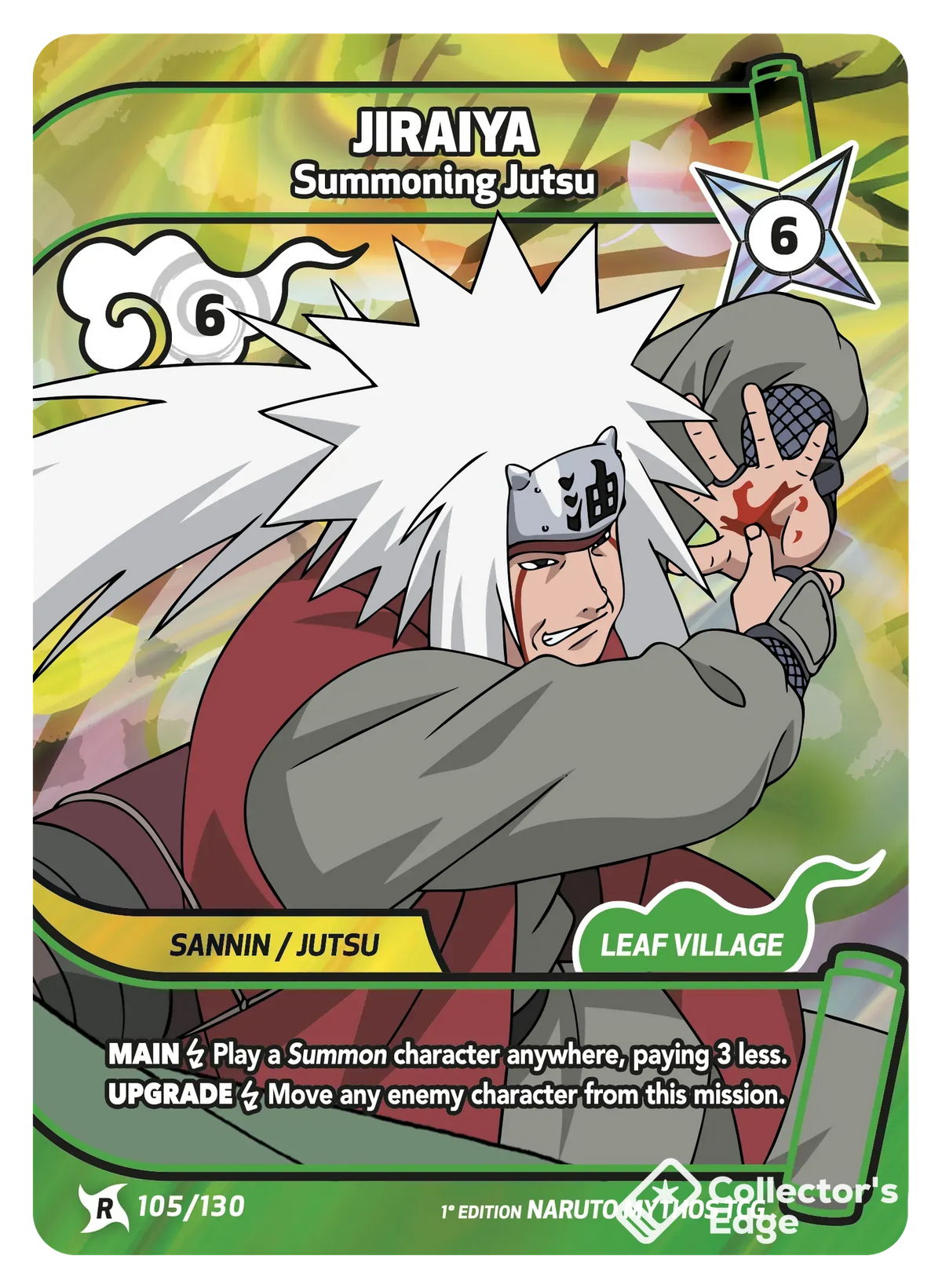 Jiraiya - Summoning Jutsu 105/130, Set 01 Naruto Mythos card