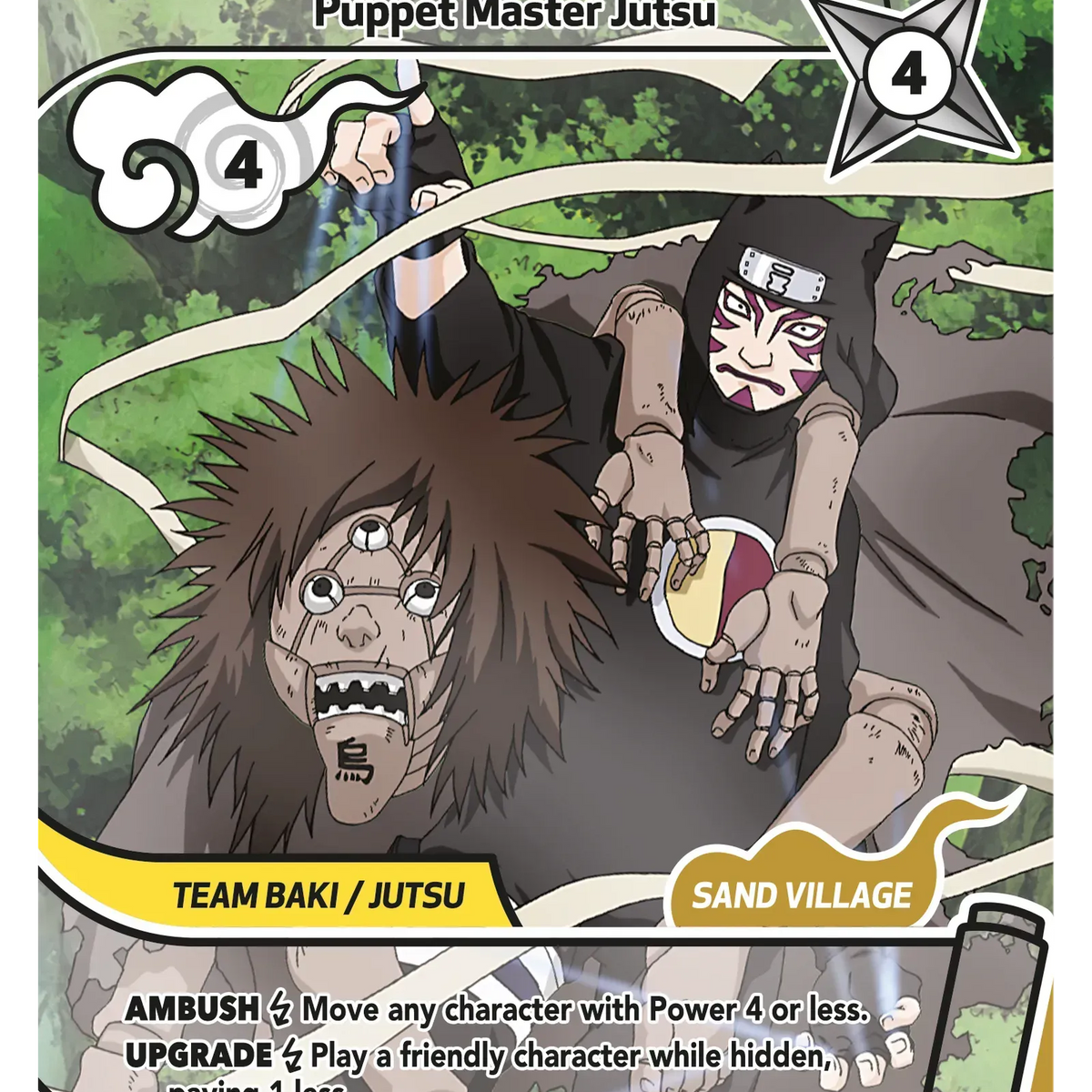 Kankuro - Puppet Master Jutsu 078/130 Full Art - Naruto Mythos Set 01 ...