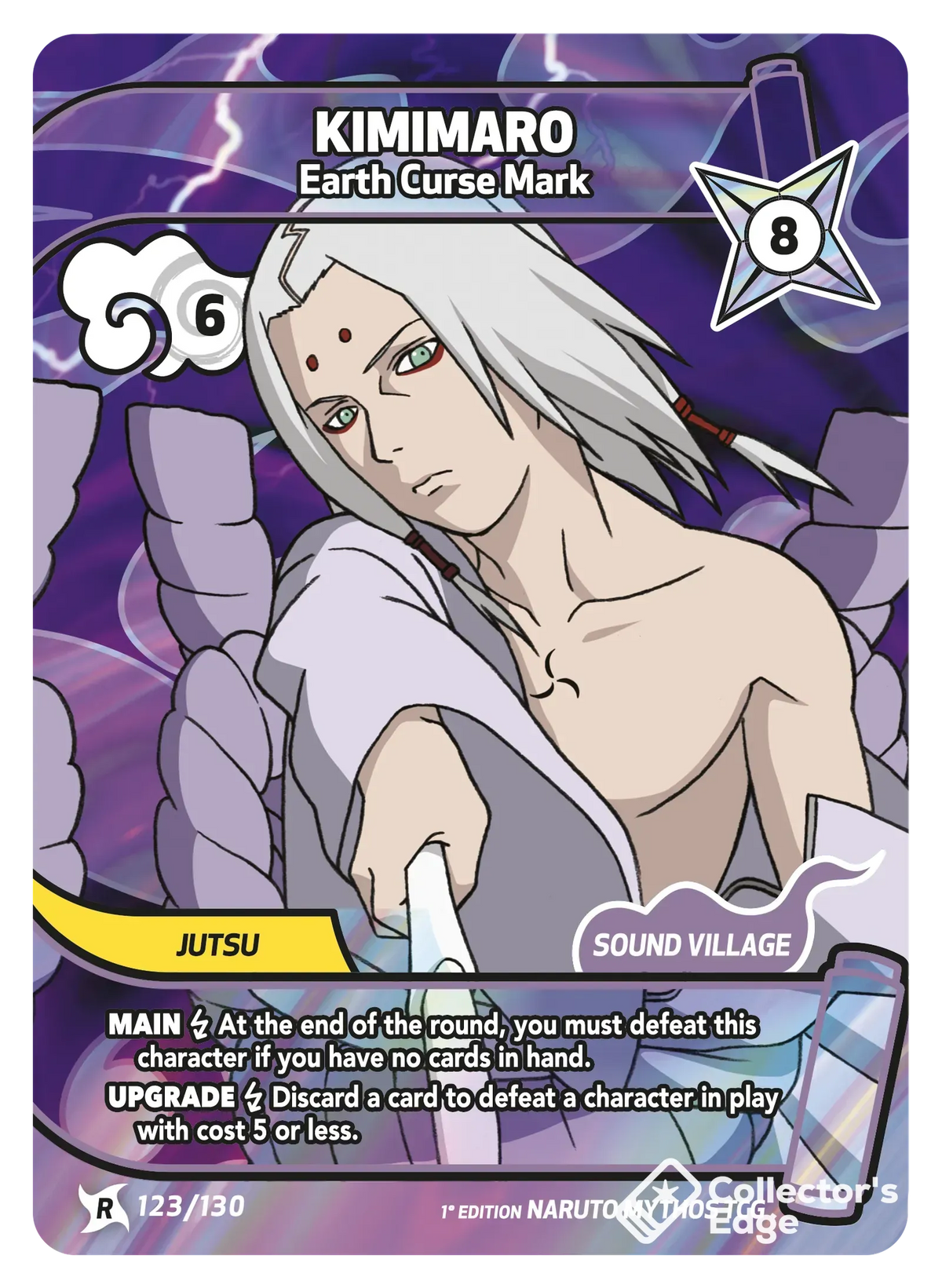 Kimimaro - Earth Curse Mark 123/130, Set 01 Naruto Mythos card