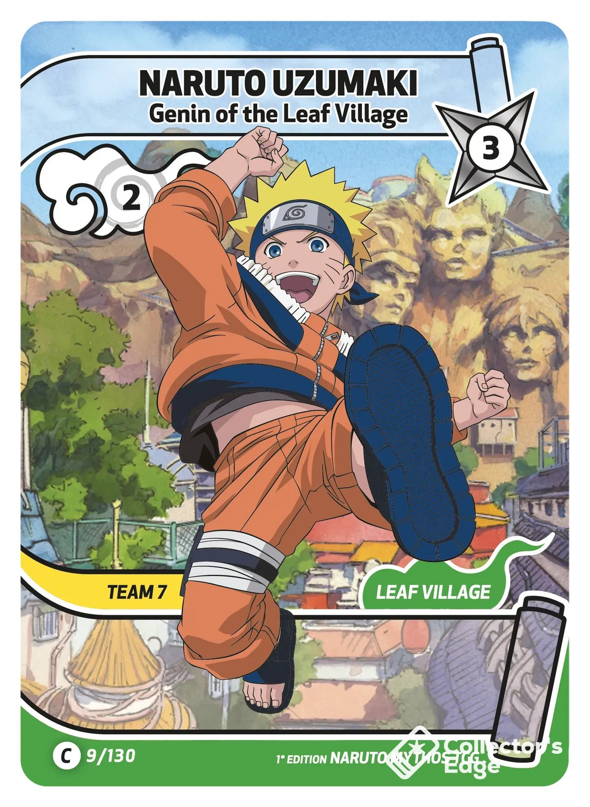 Naruto Mythos - Set 01 - Naruto Uzumaki - Genin of the Leaf Village - 009/130 - Full Art