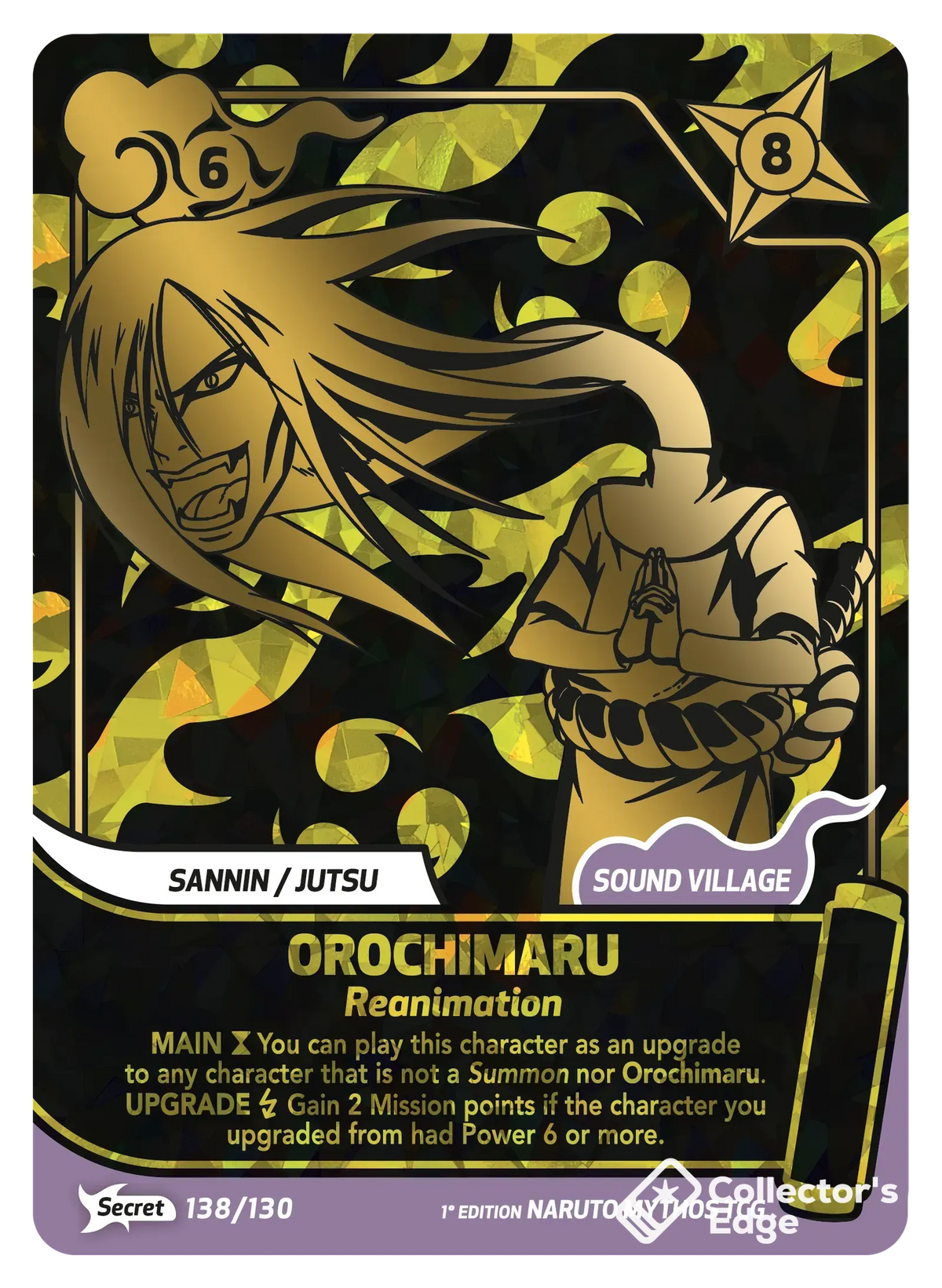 Orochimaru - Reanimation 138/130, Set 01 Naruto Mythos card
