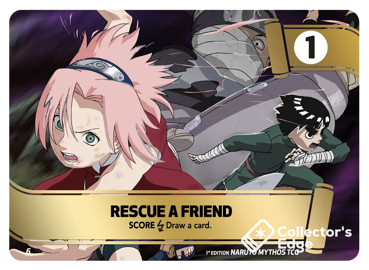 Rescue a friend MSS 06, Set 01 Naruto Mythos card