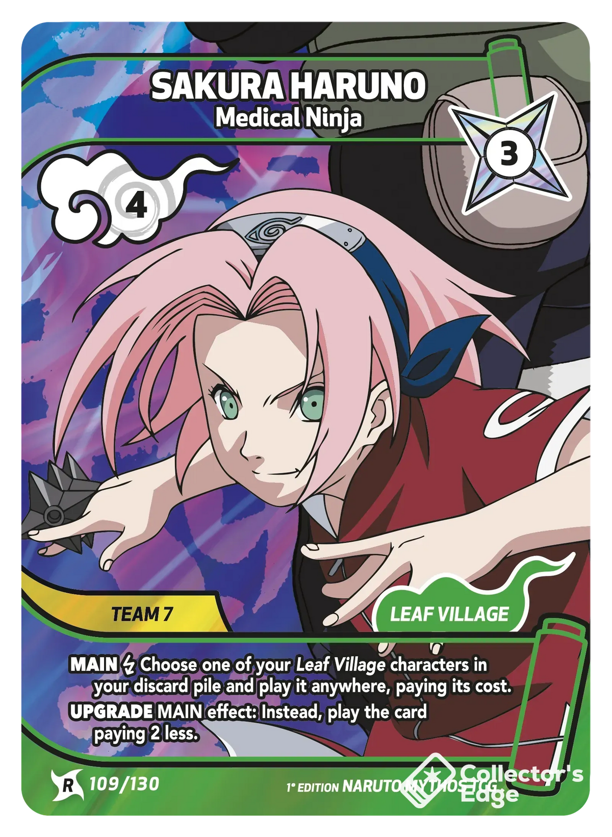 Sakura Haruno - Medical Ninja 109/130, Set 01 Naruto Mythos card